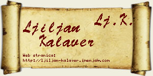 Ljiljan Kalaver vizit kartica